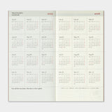 Traveler's Notebook 2025 Refill - Weekly Diary + Memo - Regular Size -  - Notebook Accessories - Bunbougu