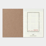 Traveler's Notebook 2025 Refill - Weekly Diary - Passport Size -  - Notebook Accessories - Bunbougu