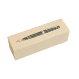 Beverly Wooden Rubber Stamp - Fountain Pen -  - Planner Stamps & Ink Pads - Bunbougu