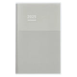 Kokuyo Jibun Techo Days 2025 Diary - Grey - A5 Slim -  - Diaries & Planners - Bunbougu