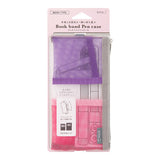 Midori Bookband Mesh Pen Case - For B6 to A5 Notebook - Pink -  - Pencil Cases & Bags - Bunbougu