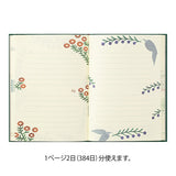 Midori Soft Diary - Flower & Bird -  - Diaries & Planners - Bunbougu