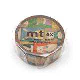 Mt Masking Tape Ex Series - Animals Winter Outfit - 15 mm x 7 m -  - Washi Tapes - Bunbougu