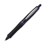 Pilot Dr Grip Ballpoint Pen - Full Black Series - Black Ink - 0.7 mm - Blue Accents - Ballpoint Pens - Bunbougu