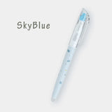 Pilot Frixion Erasable Highlighter - Sheer Stone Colour Limited Edition - Soft Colours/Bold Tip - Sky Blue - Highlighters - Bunbougu