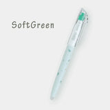 Pilot Frixion Erasable Highlighter - Sheer Stone Colour Limited Edition - Soft Colours/Bold Tip - Soft Green - Highlighters - Bunbougu