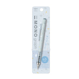 Tombow Mono Graph Shaker Mechanical Pencil - Sheer Stone Colour Limited Edition - 0.5 mm - Powder Blue - Mechanical Pencils - Bunbougu