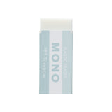 Tombow Mono Graph Block Eraser - Sheer Stone Colour Limited Edition - Medium Size - Mist Green - Erasers - Bunbougu