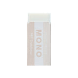 Tombow Mono Graph Block Eraser - Sheer Stone Colour Limited Edition - Medium Size - Pink Beige - Erasers - Bunbougu