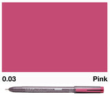 Copic Multiliner Pen - Pink - 0.03 mm - Felt Tip Pens - Bunbougu