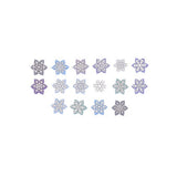 Bande DIY Masking Tape Flowers Stickers - Snowflakes -  - Planner Stickers - Bunbougu