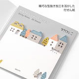 Midori Sticky Notes - Die Cut - Town -  - Sticky Notes - Bunbougu