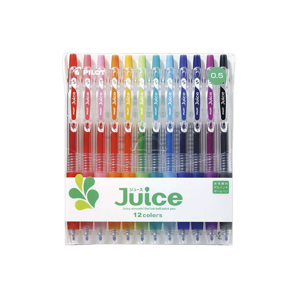 Pilot Juice 038 Retractable Gel Ink Pen, Ultra Fine Point, 0.38mm, 5 Color Ink, Sticky Notes Value Set