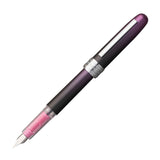 Platinum Plaisir Fountain Pen - 10th Anniversary Limited Edition - Night Pink - Fine Nib - Fountain Pens - Bunbougu