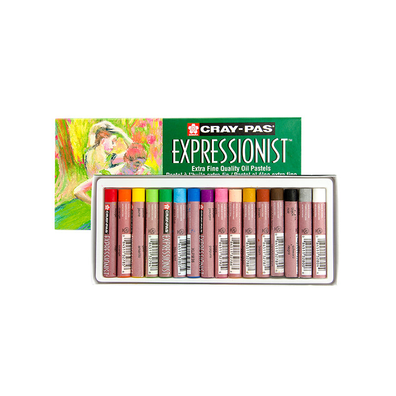 Pentel Arts Oil Pastels, Kids Craft Crayon Drawing, Set of 16 Colour  Sticks